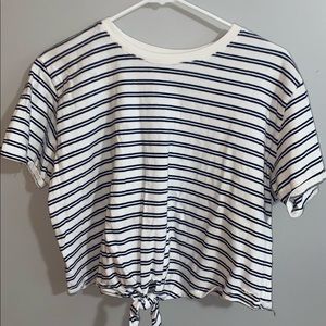 Hollister striped tee shirt
